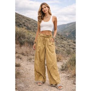FP Movement by Free People Yellow Wide Leg Dance Pants   Women's Size XS